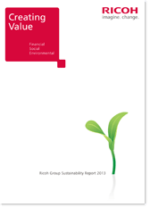 image:Ricoh Group Sustainability Report 2013