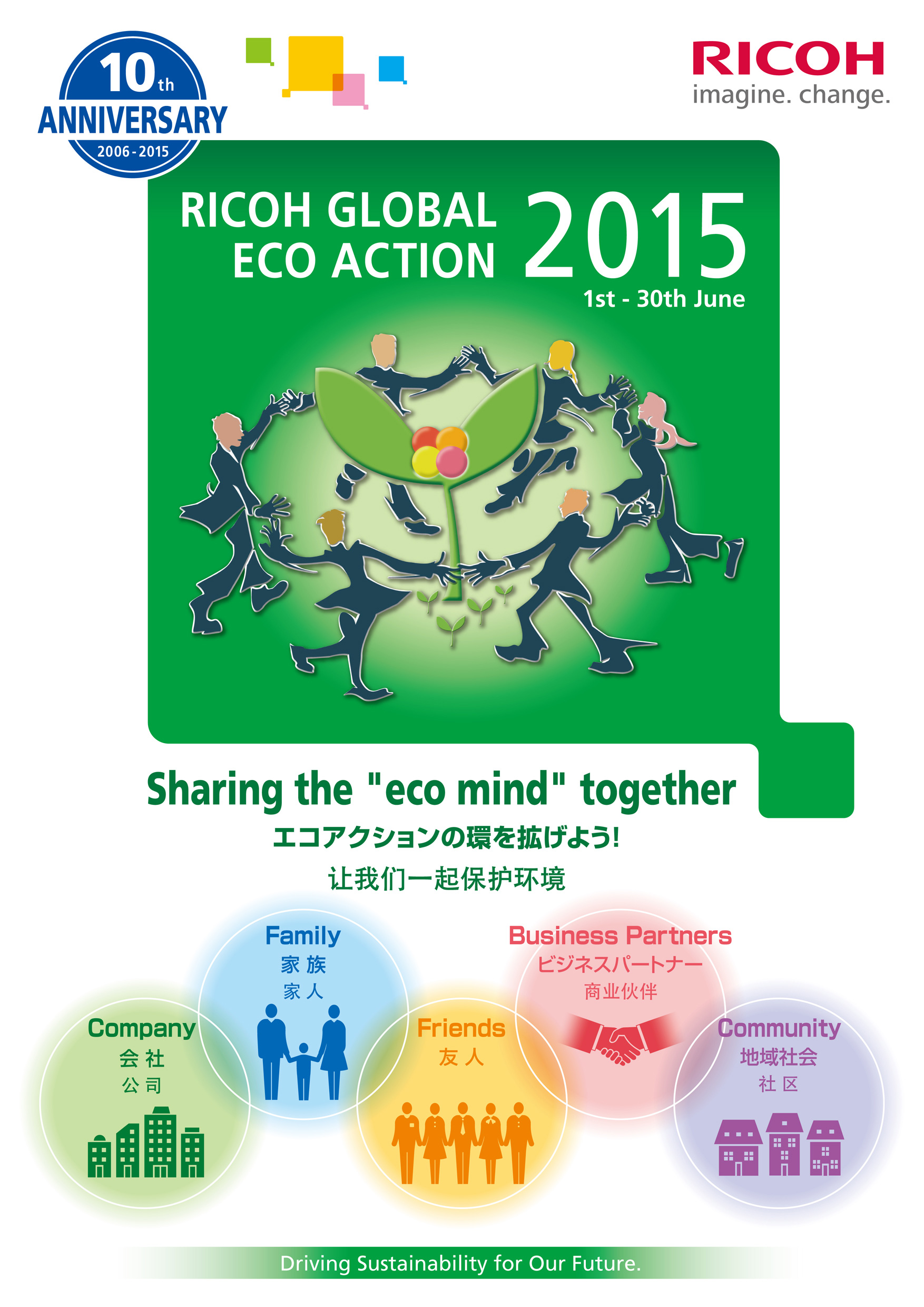 image:Poster for Ricoh Global Eco Action 2015