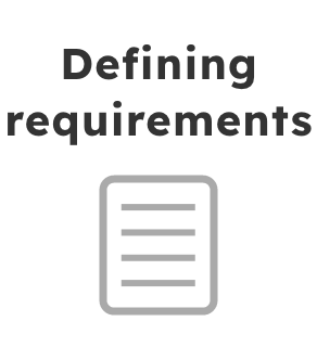 Defining requirements